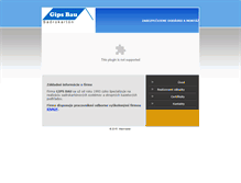 Tablet Screenshot of gipsbau.sk